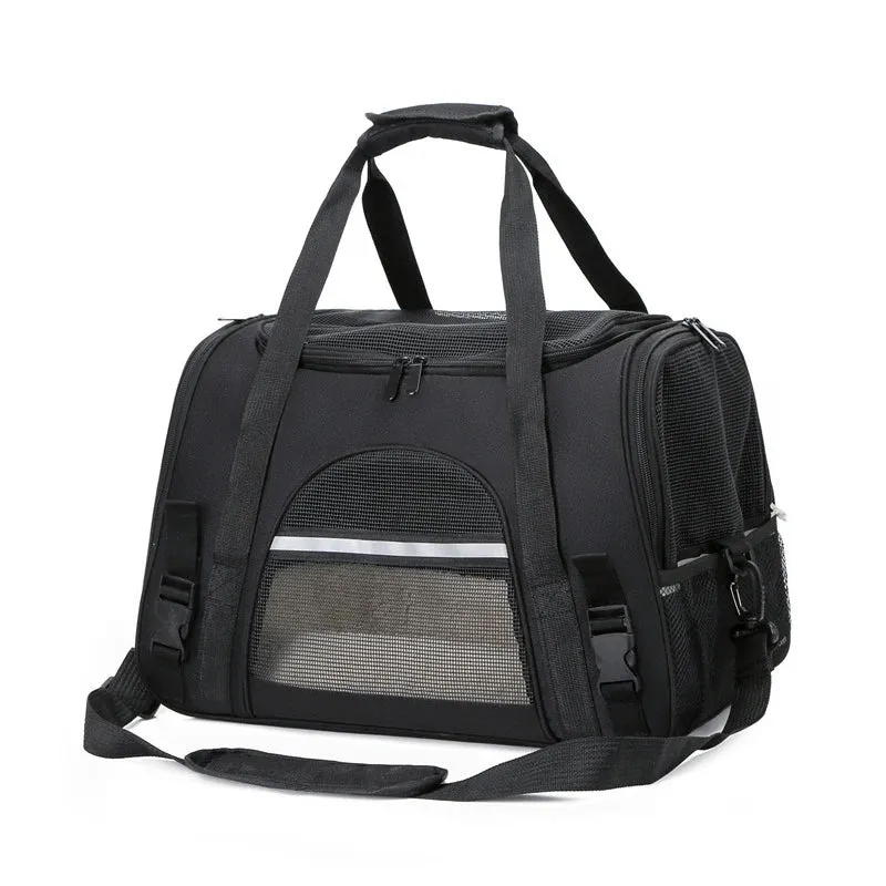 Sac Transport Pliable Maille Respirante Voyage Pour Chat Et Chien