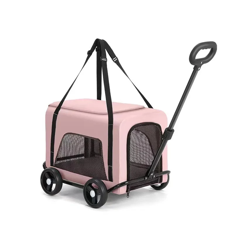 Chariot Pliable Léger Pour Chien Et Chat