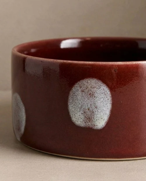 Gamelle en Grès pour Chien Pop Dots – Egg Back Home