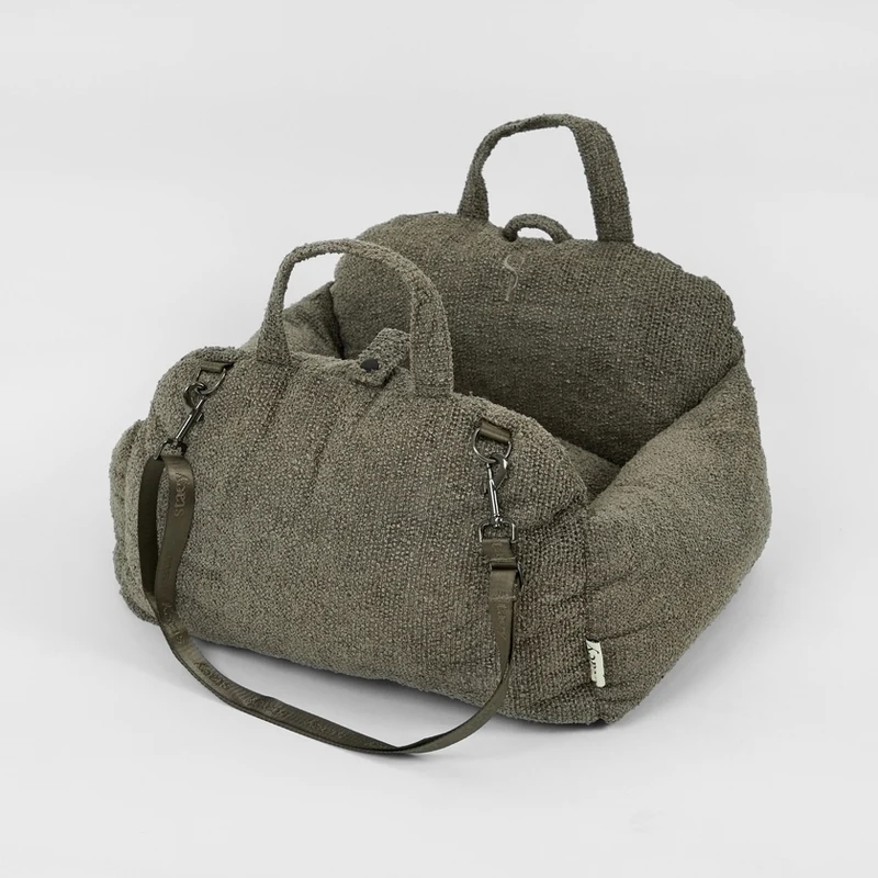 Siège Auto 2-en-1 pour Chien Tova Bouclé – Staey