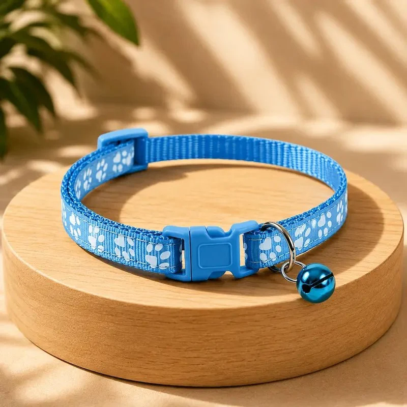 Collier chat motif coloré - Léger et réglable | PawColor