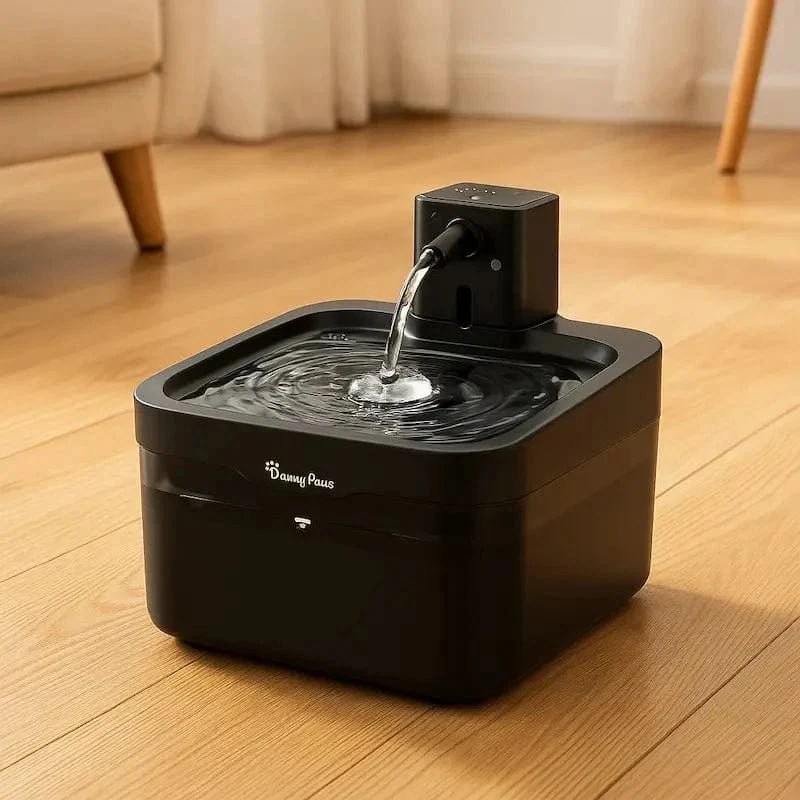Fontaine chat anti-bactérienne - Barrière anti-germes | DownyPaws