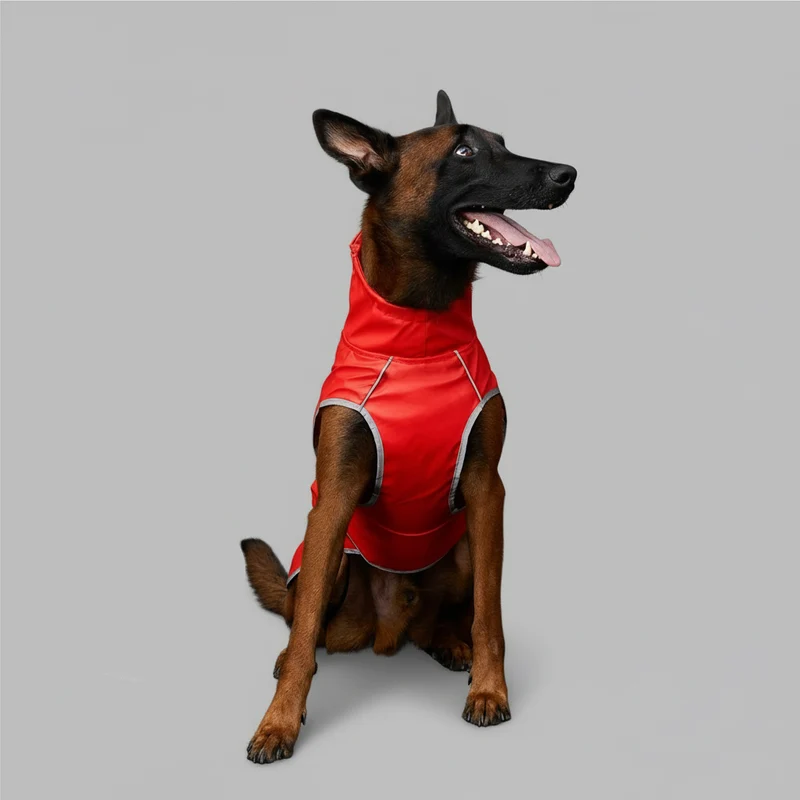 Imperméable Pour Chien Ajustable Bandes Réfléchissantes