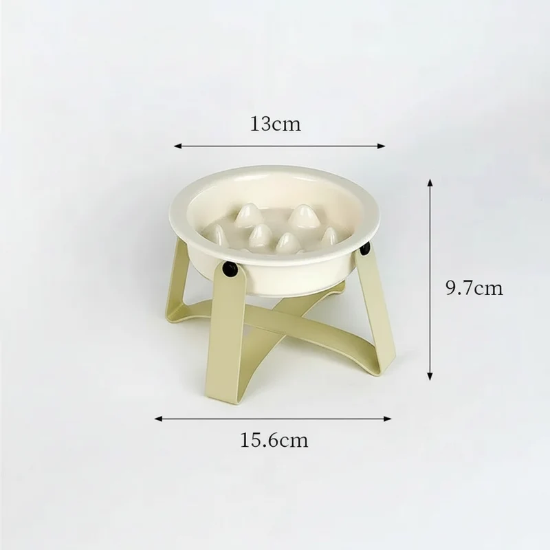 Gamelle Céramique Surélevée Anti Glouton Pour Chien et Chat