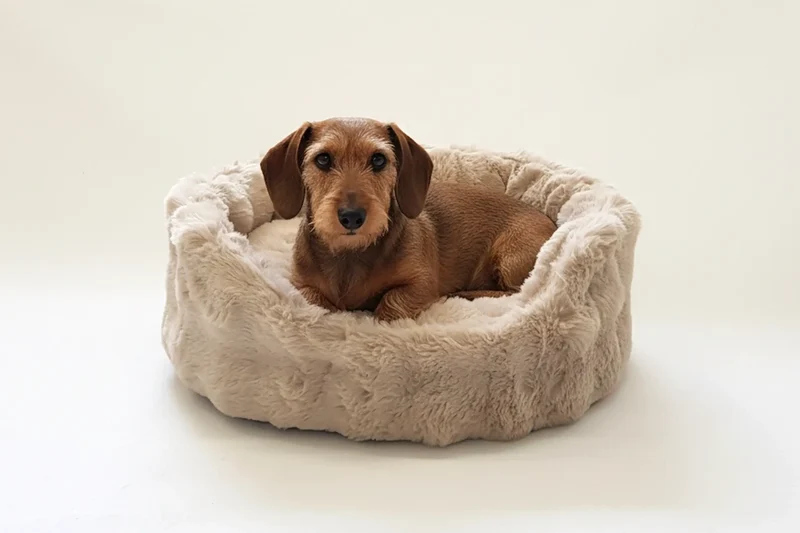 Panier pour chien Nomi fausse fourrure