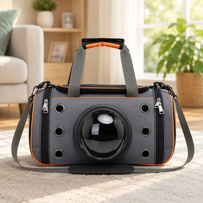 Sac de transport bulle pour chat - Vue panoramique | BubbleCat