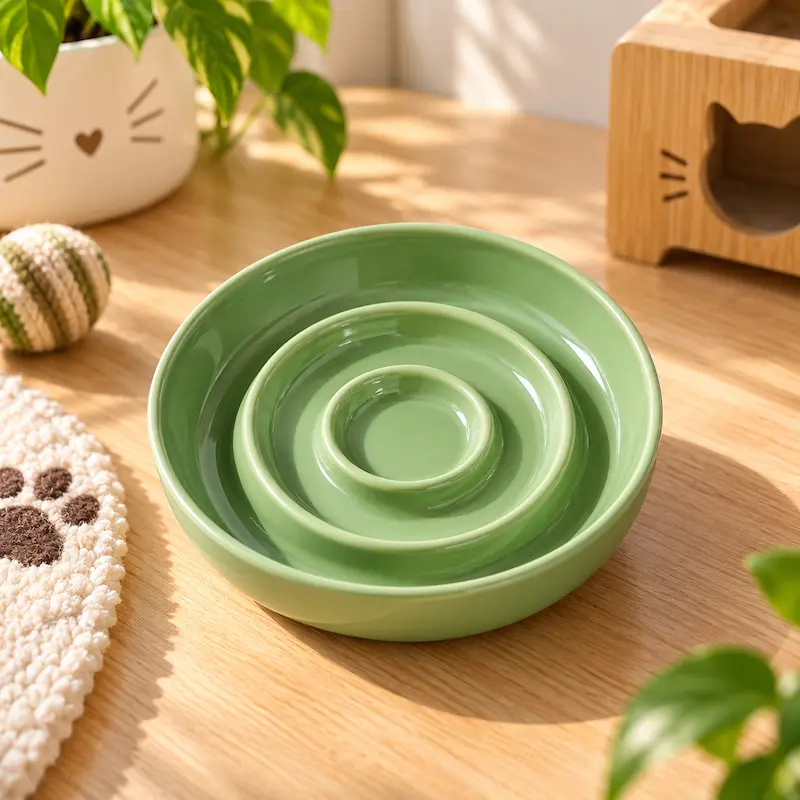 Gamelle anti-glouton chaton - Mange doucement | BabySlow