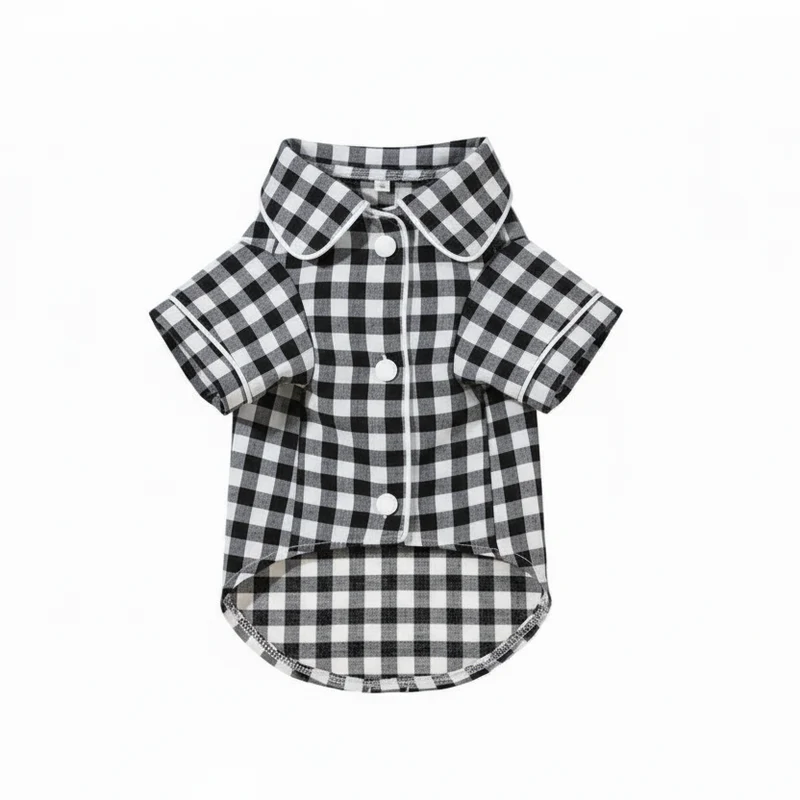 Chemise A Carreaux Pour Chien Teckel