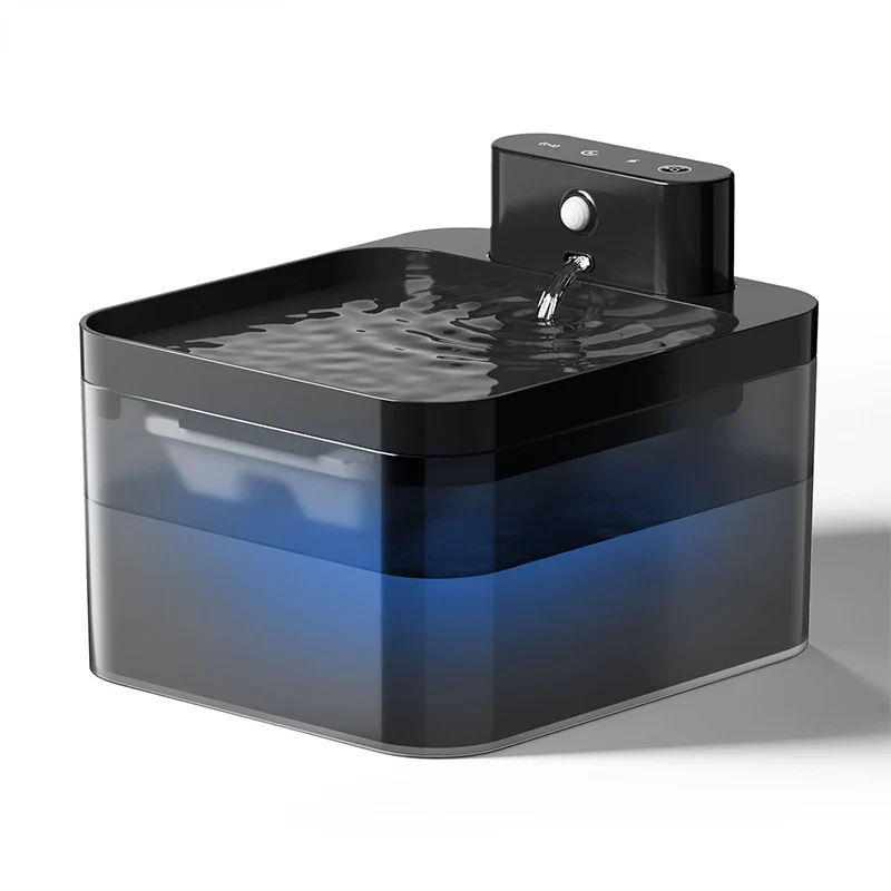Fontaine à Eau Chat Sans Fil 2,2L – Capteur Infrarouge, Rechargeable