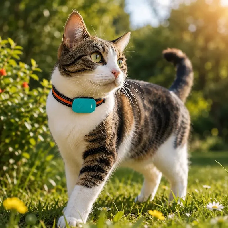 Collier traceur GPS pour chat - Zéro fugue | Pawlineo