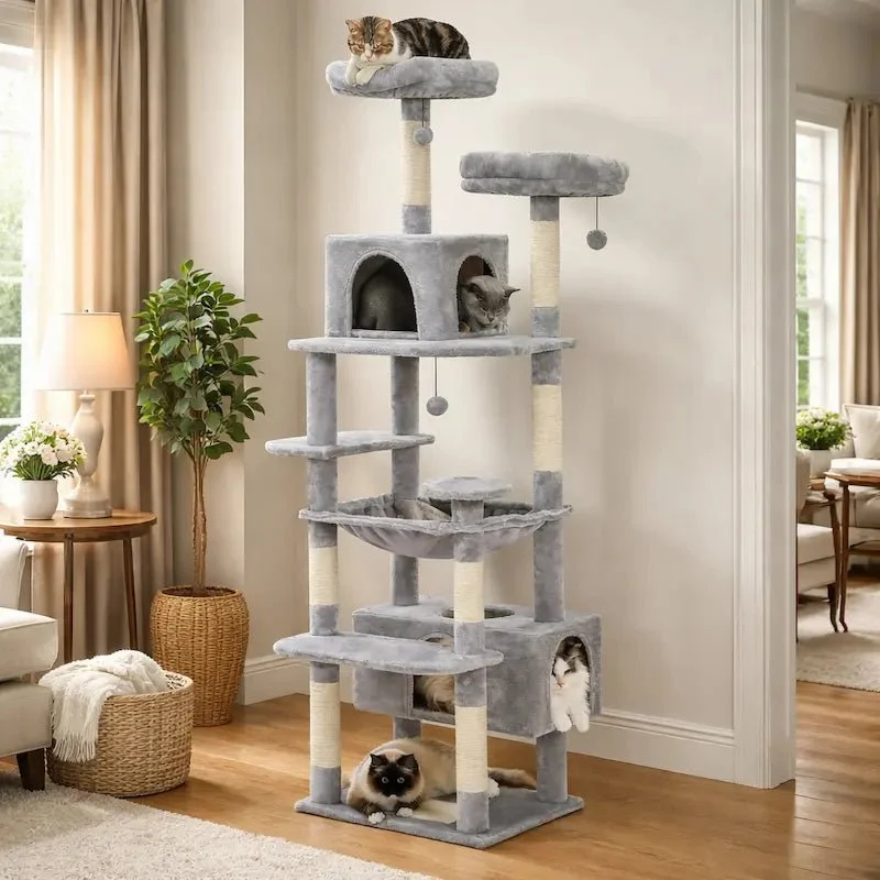Arbre à chat 180 cm - XXL & ultra stable | Catéma