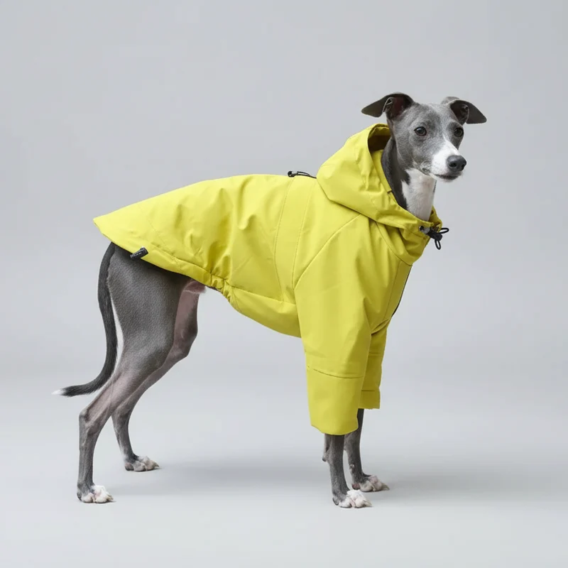 Veste Imperméable A Capuche Pour Lévrier Et Whippet
