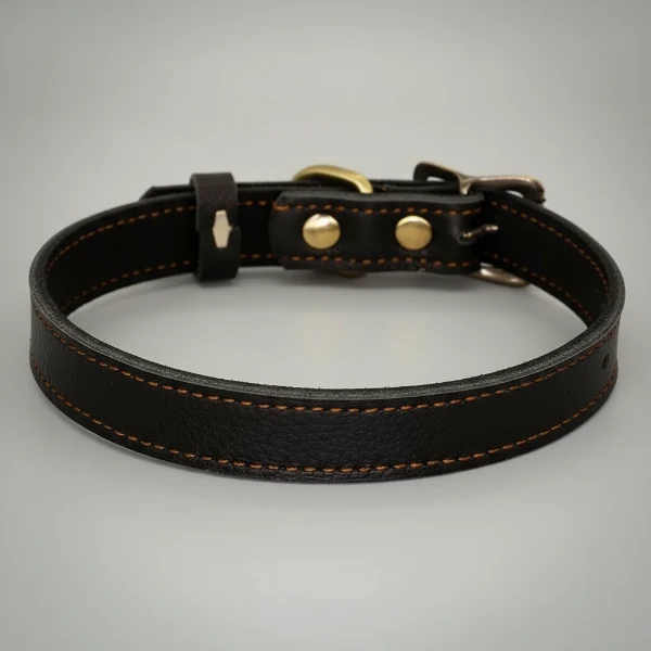 Collier En Cuir Souple Réglable Pour Chien - Les Bonnes Affaires