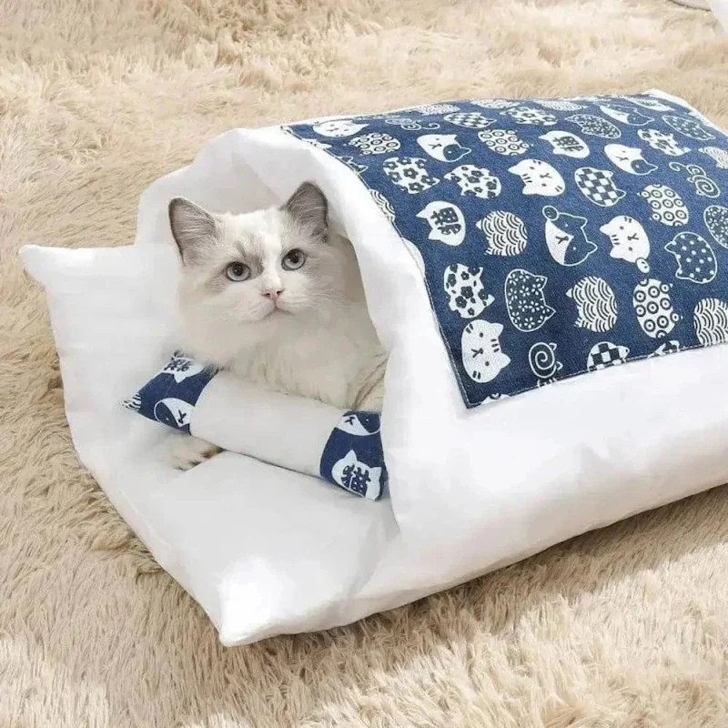 Lit pour chat moelleux - Refuge chaud et confortable | SnuggleCat