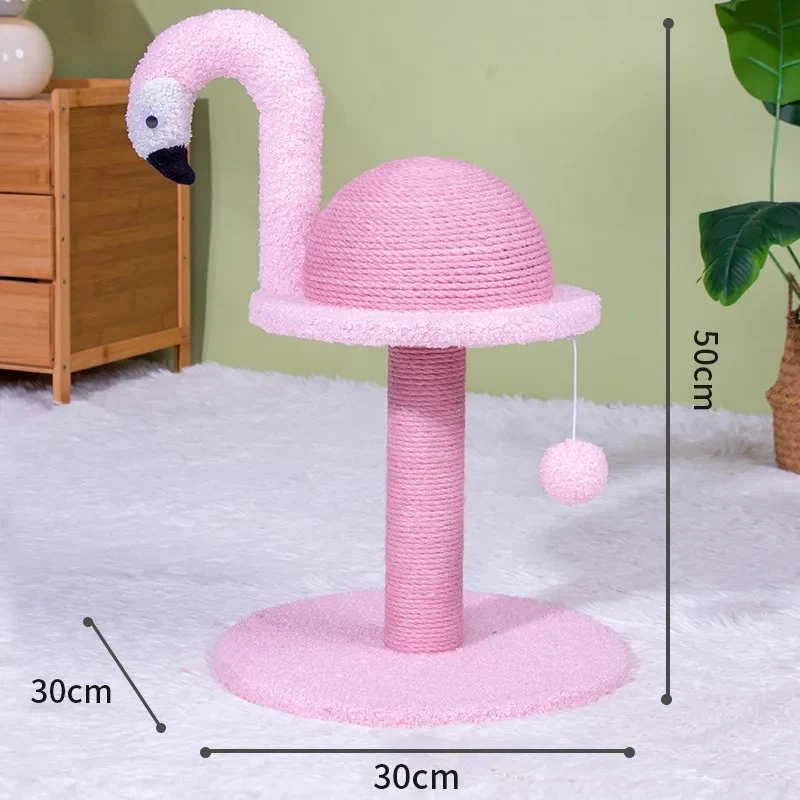 Arbre a chat flamant rose - "FlamingoPaws"