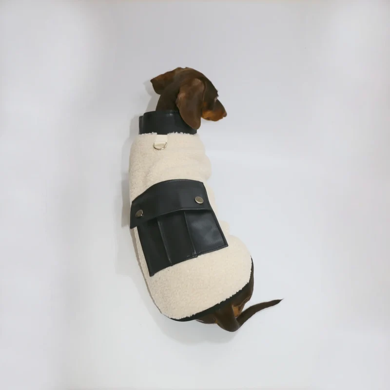 Veste Pour Chien Teckel En Polaire Epaisse