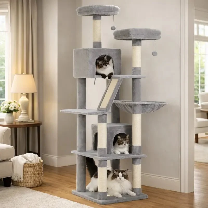 Arbre à chat XXL - Ultra stable | Pawtower
