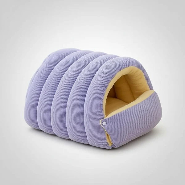 Cocon Chaud En Peluche Et Modulable Pour Chat