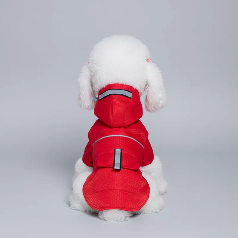 Imperméable Réfléchissant Avec Capuche Pour Chien