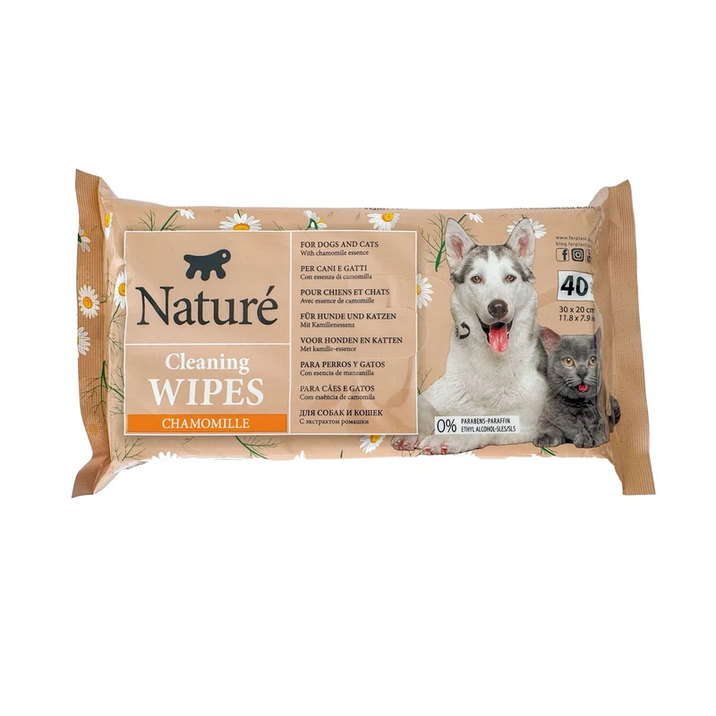 NATURÉ LINGETTES À LA CAMOMILLE (X40)