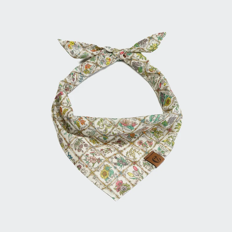 Bandana pour chien Flower Squares