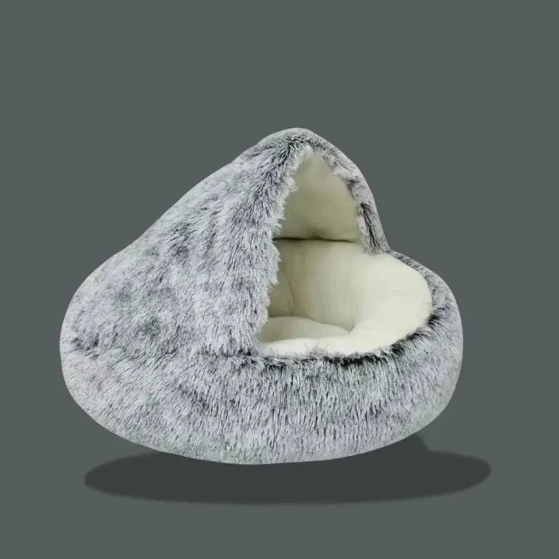 Panier rond pour chat - Peluche douce - | CuzyNest