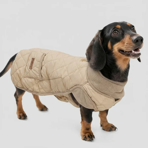 Manteau Hiver Matelassé Pour Teckel