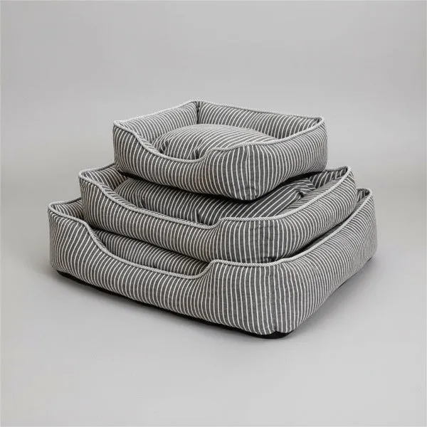 Panier Ou Canapé Rayé Déhoussable Pour Chien