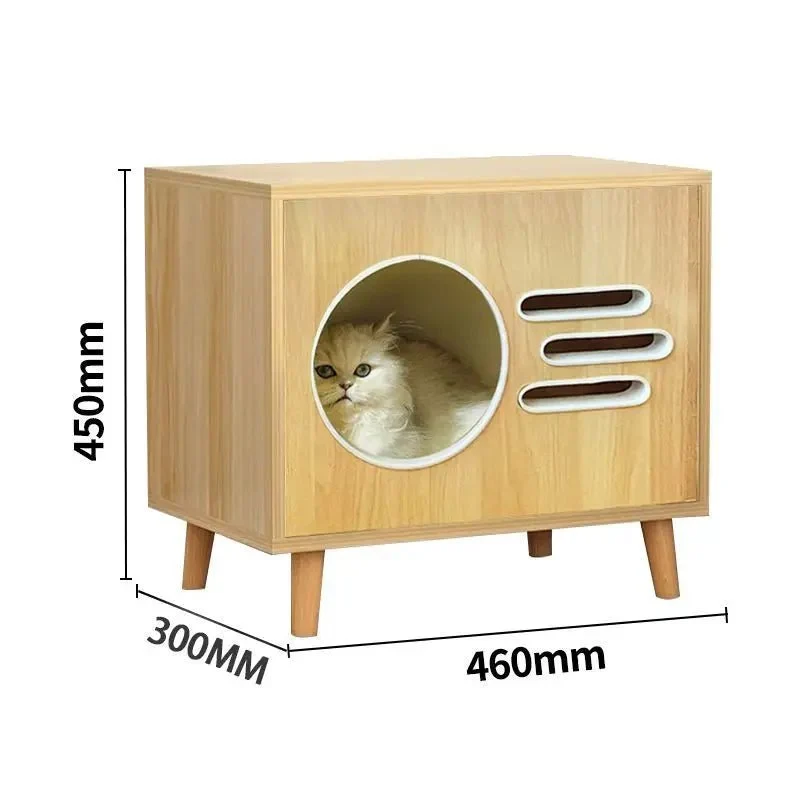 Maison pour chat en bois design | Refuge confortable