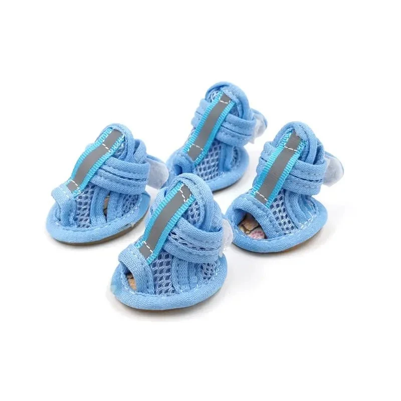 Chaussures été En Maille Respirante Pour Petits Chiens