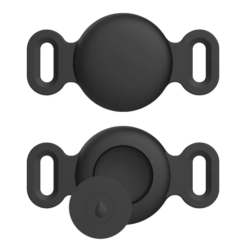 Housse en Silicone Pour Apple Airtag Et Collier GPS