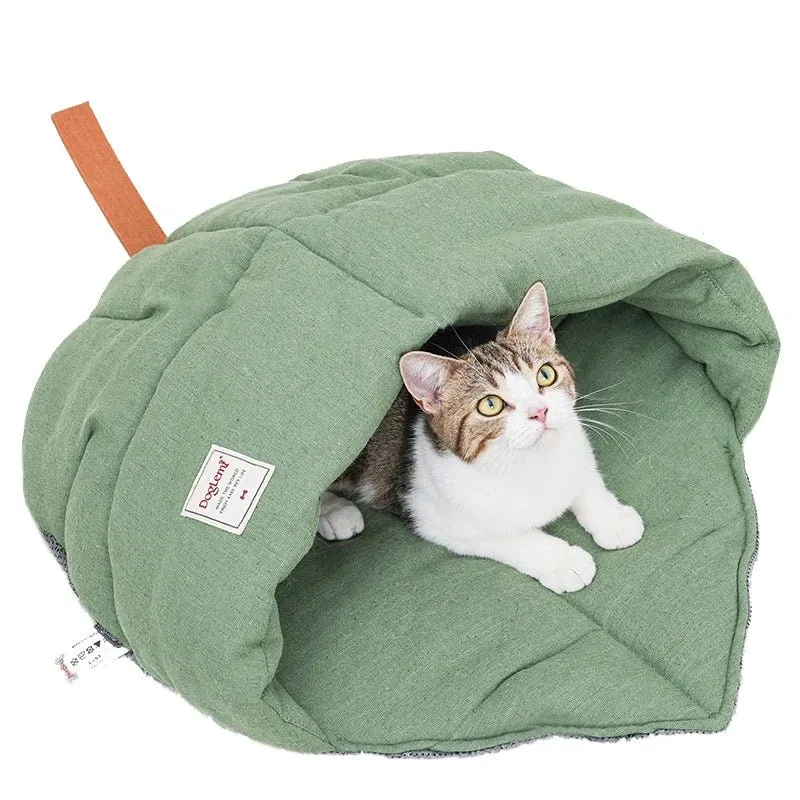 Sac de couchage pour chat chaud et douillet – nid hivernal confortable