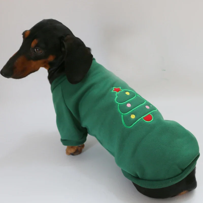 Pull pour teckel Noël