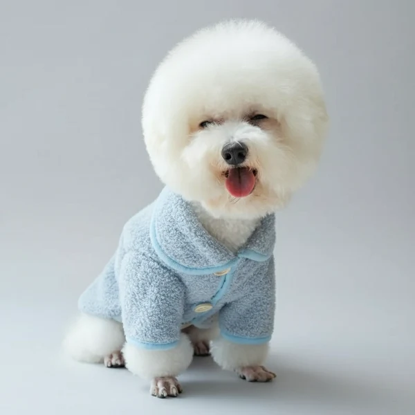 Manteau Doublé Fausse Fourrure Petit Chien