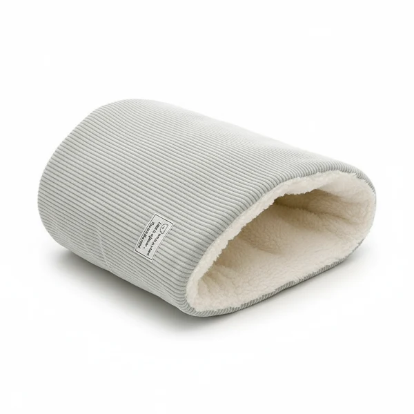 Sac de couchage pour chat velours - Confort et douceur
