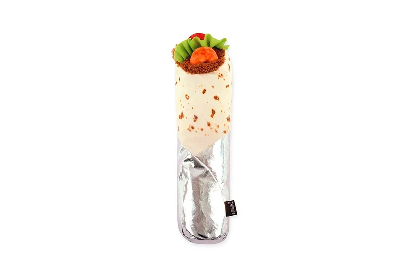 Peluche maxi pour chat burrito