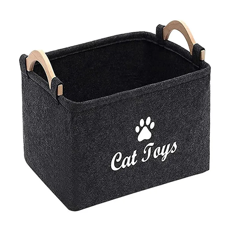 Panier Rangement Jouets Chien Chat - Oscar et Plume