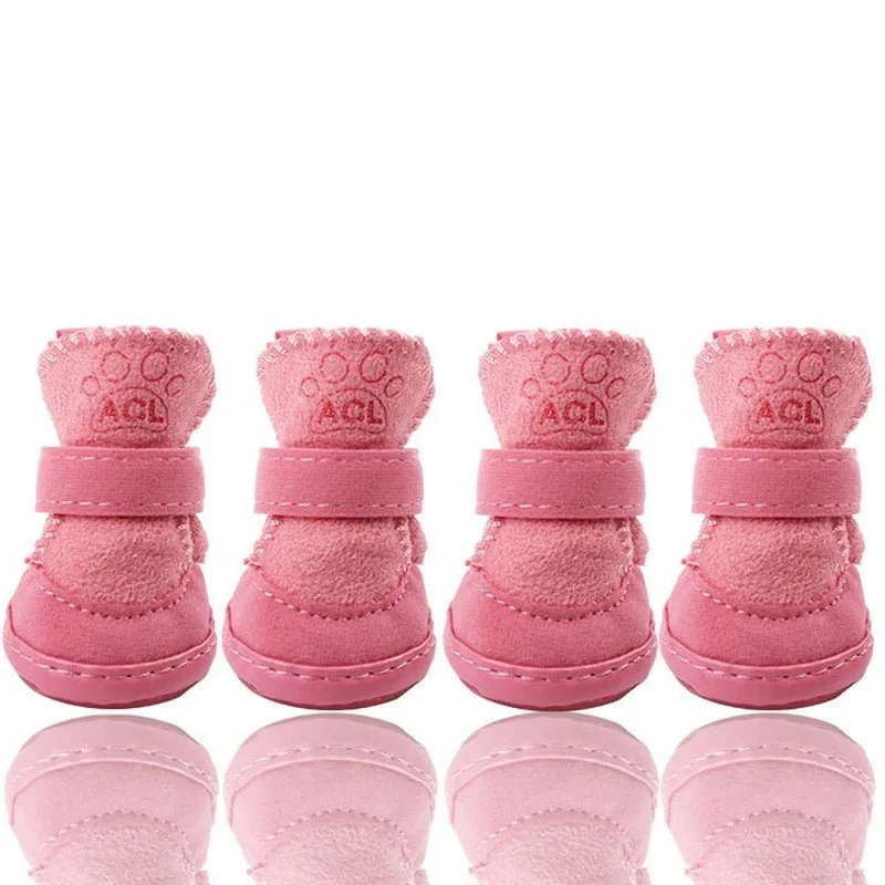 Chaussure Chaude Hiver Pour Petit Et Moyen Chien