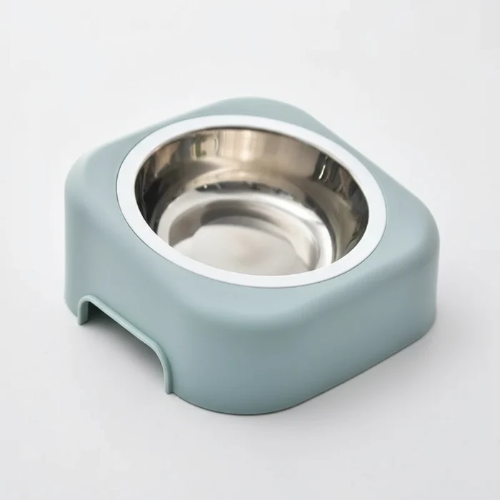 Gamelle d'eau anti-renversement pour chat et chien - Design incliné
