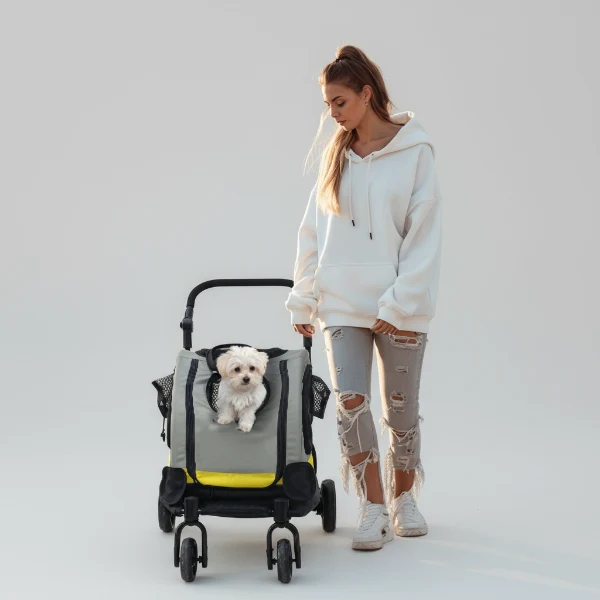 Poussette Pour Chien Modulable Résistante Et Design
