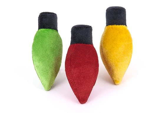 Peluche de Noël pour chat à la cataire