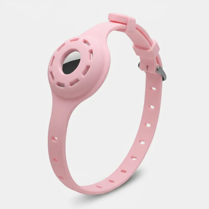 Collier En Silicone Avec Emplacement Airtag Pour Chat