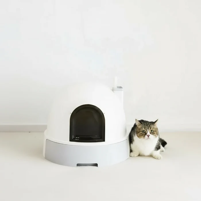 Litière Fermée Design Et Confort Pour Chat