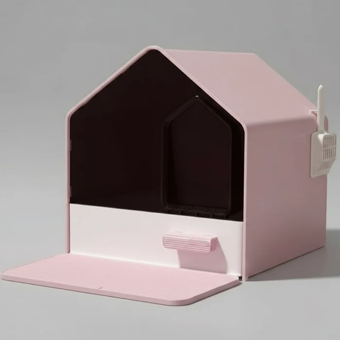 Litière Design Pour Chat En Forme De Maison