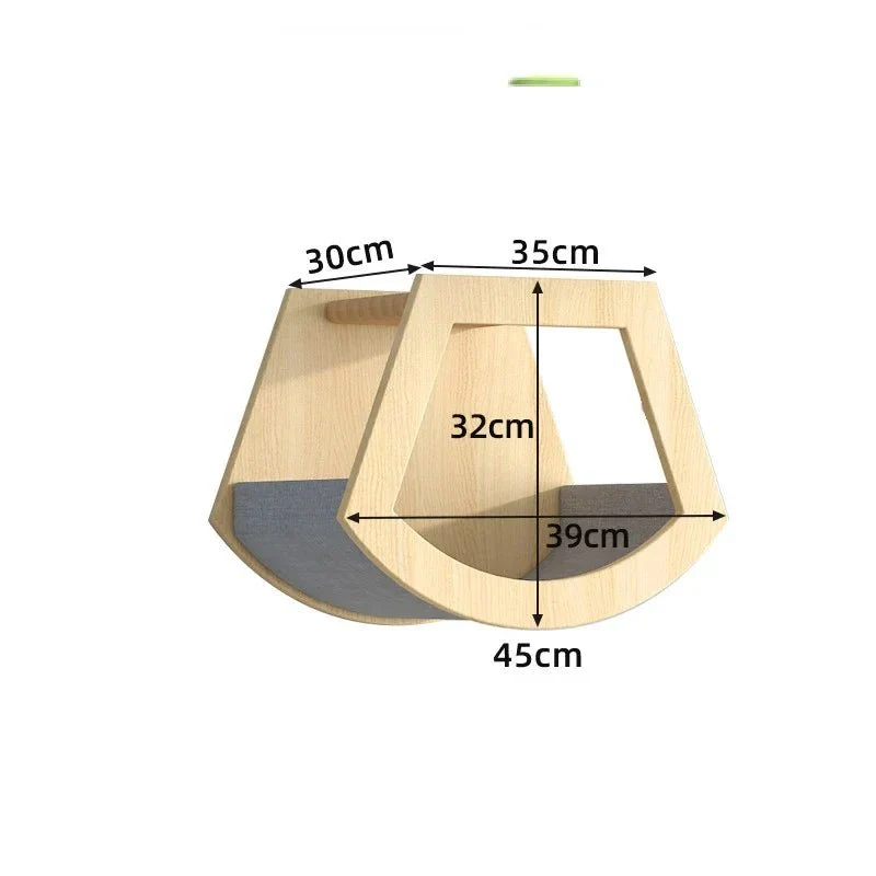 Parcours D'Escalade Pour Chat En Bois Naturel