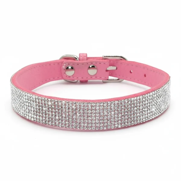 Collier pour Chien Oscar et Plume en pierres fines, stylé et ultra résistant