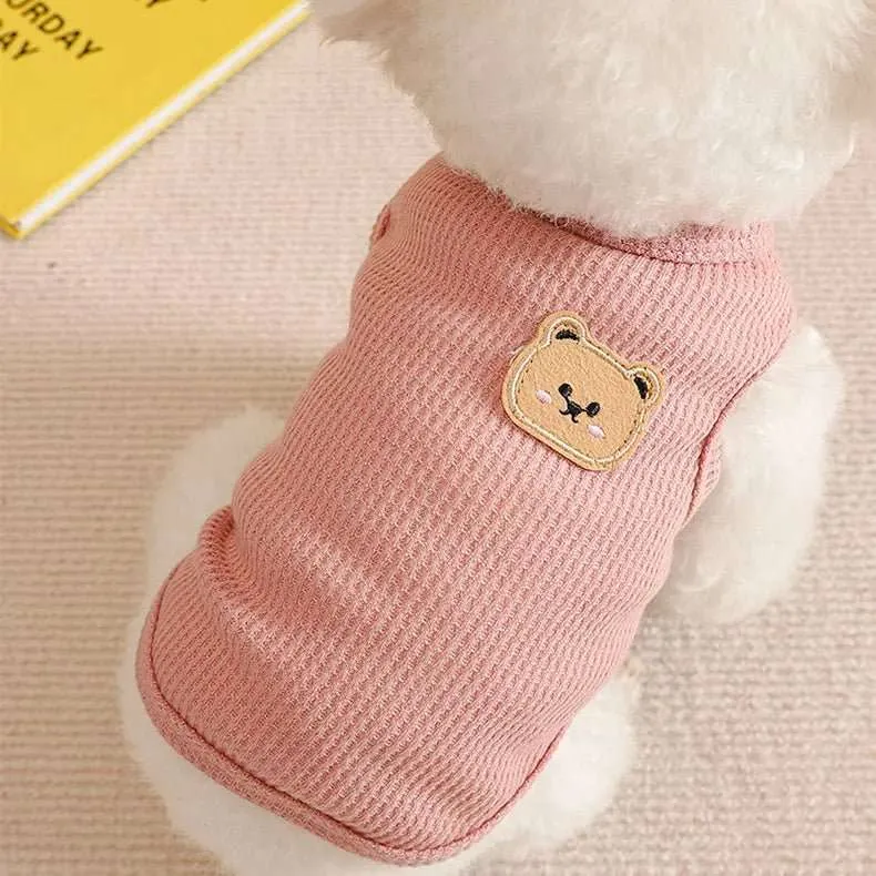 T-shirt pour petit chien en coton doux