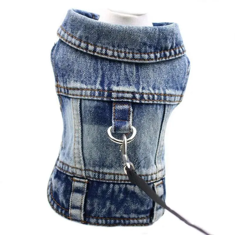 Veste En Jean Pour Chien Confort Durable