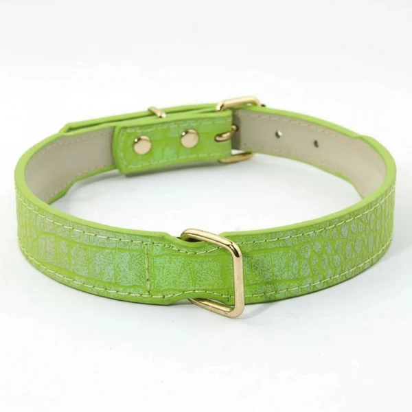 Collier Réglable Imitation Crocodile Pour Chien