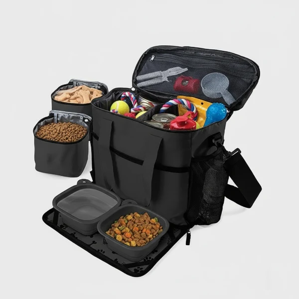 Sac De Voyage Tout Equipé Pour Chat Et Chien